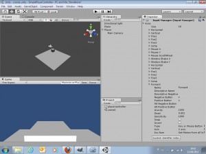 Create a new Input Axis in Unity to control forward/backward movement with keyboard assigned keys
